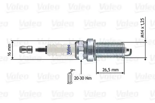 запалителна свещ VALEO 246865