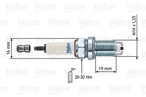 запалителна свещ VALEO 246869