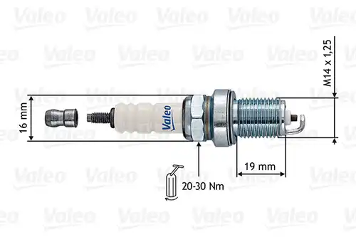 запалителна свещ VALEO 246871