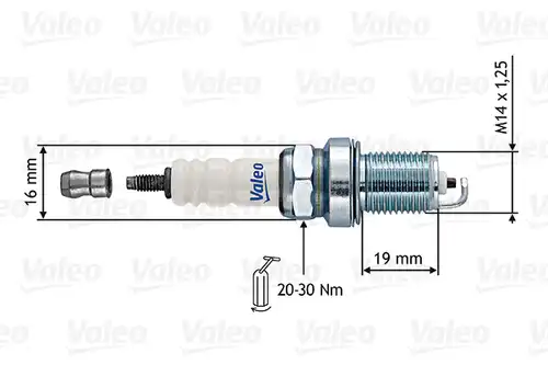 запалителна свещ VALEO 246872
