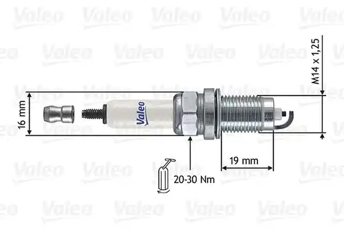 запалителна свещ VALEO 246873