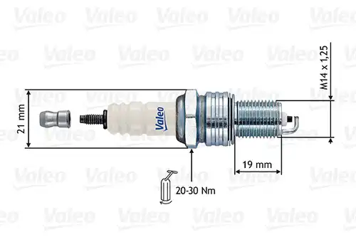 запалителна свещ VALEO 246874