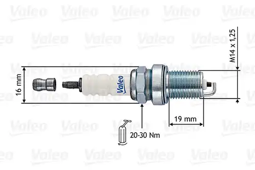 запалителна свещ VALEO 246877