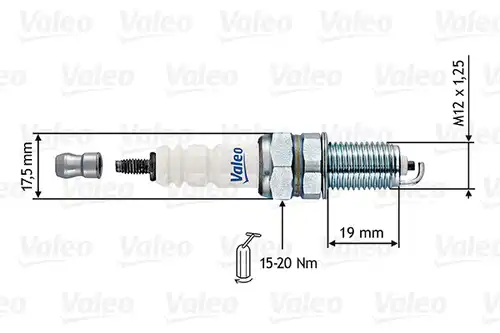 запалителна свещ VALEO 246879