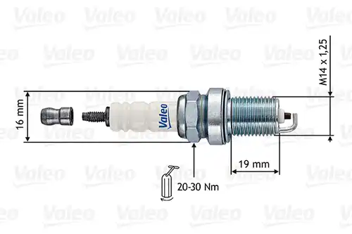 запалителна свещ VALEO 246880