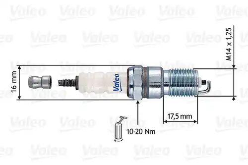 запалителна свещ VALEO 246893