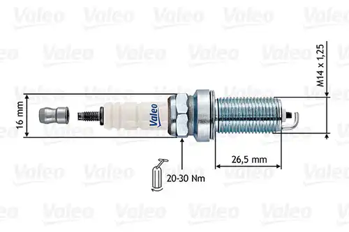 запалителна свещ VALEO 246897