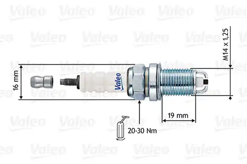 запалителна свещ VALEO 246901