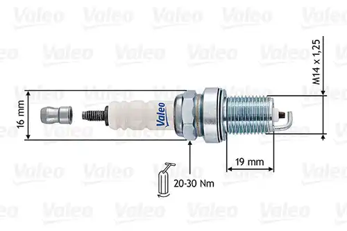 запалителна свещ VALEO 246903