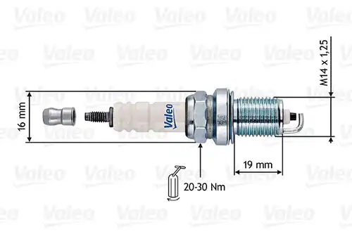 запалителна свещ VALEO 246904