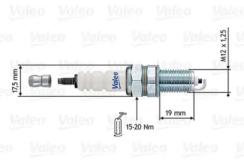 запалителна свещ VALEO 246905