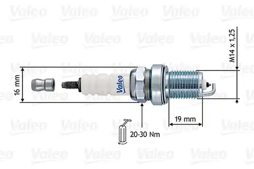запалителна свещ VALEO 246916