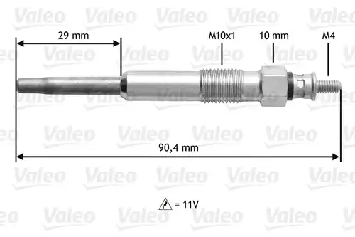 подгревна свещ VALEO 345102