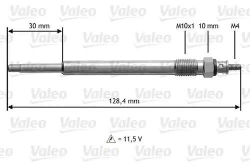 подгревна свещ VALEO 345179