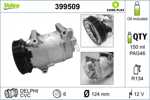 компресор за климатик VALEO 399509