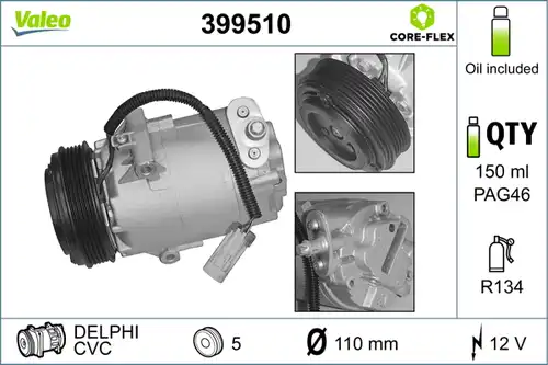 компресор за климатик VALEO 399510