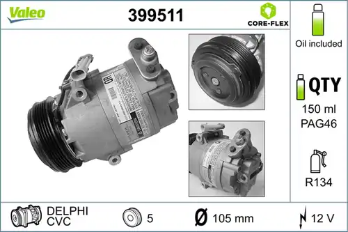 компресор за климатик VALEO 399511