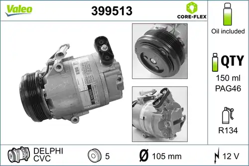 компресор за климатик VALEO 399513