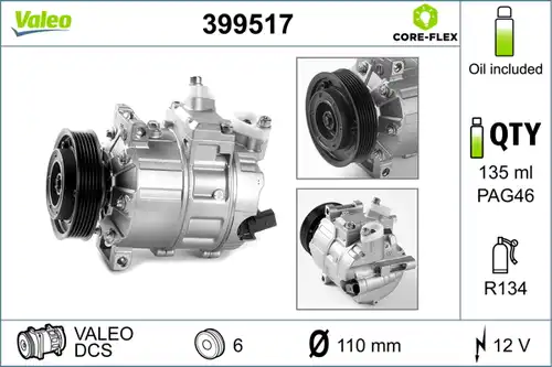 компресор за климатик VALEO 399517