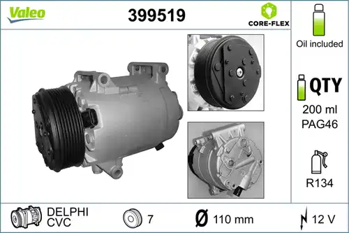 компресор за климатик VALEO 399519