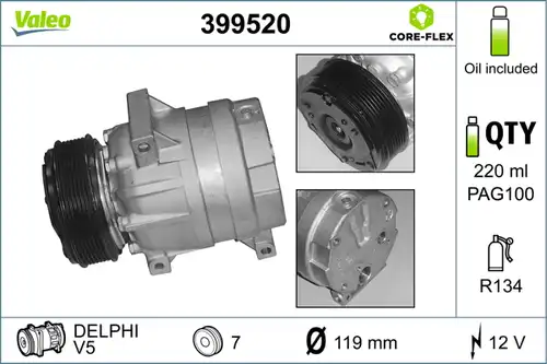 компресор за климатик VALEO 399520