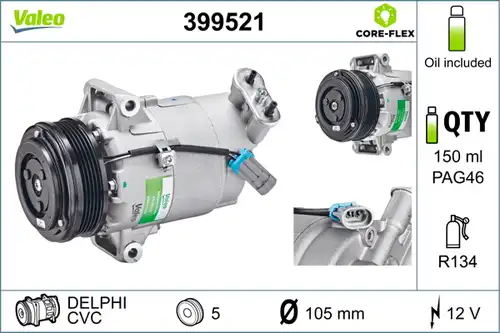 компресор за климатик VALEO 399521
