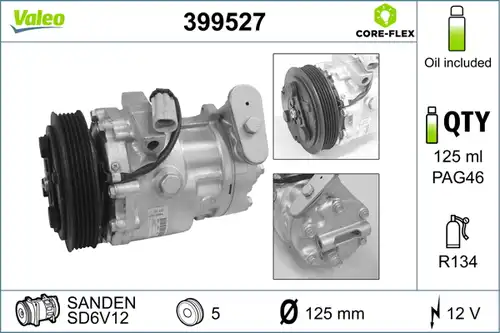 компресор за климатик VALEO 399527