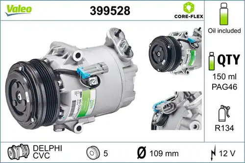 компресор за климатик VALEO 399528