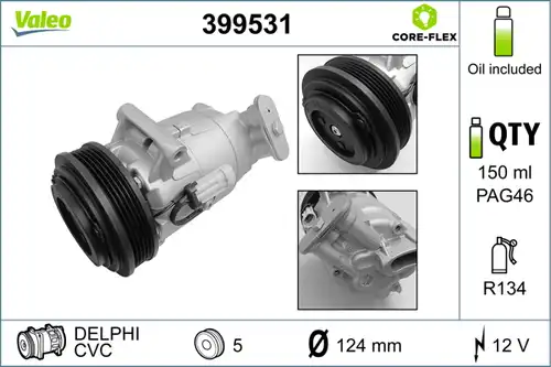 компресор за климатик VALEO 399531