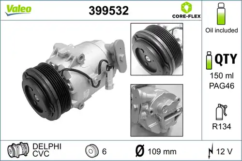 компресор за климатик VALEO 399532