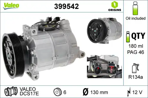 компресор за климатик VALEO 399542