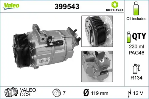 компресор за климатик VALEO 399543