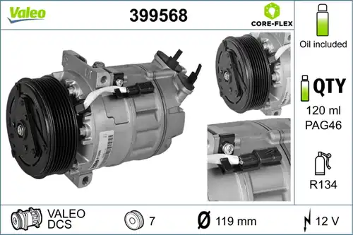 компресор за климатик VALEO 399568