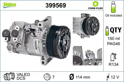 компресор за климатик VALEO 399569