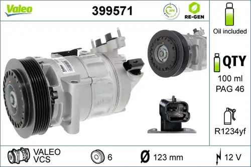 компресор за климатик VALEO 399571