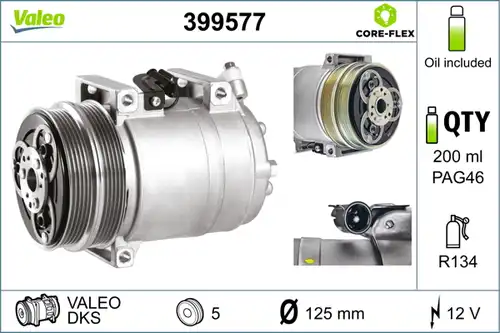 компресор за климатик VALEO 399577