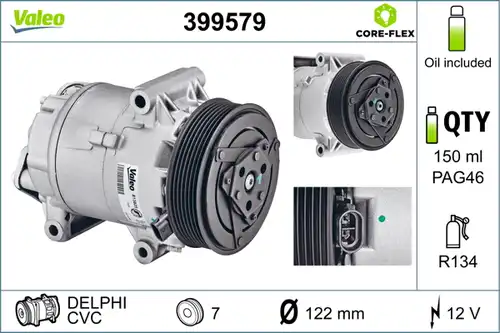 компресор за климатик VALEO 399579