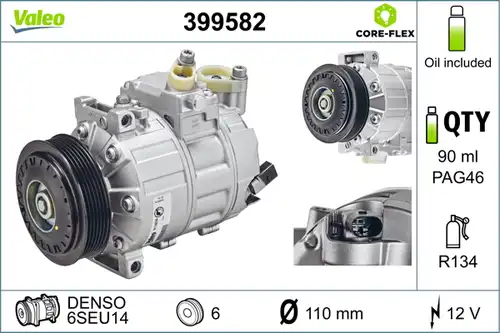 компресор за климатик VALEO 399582