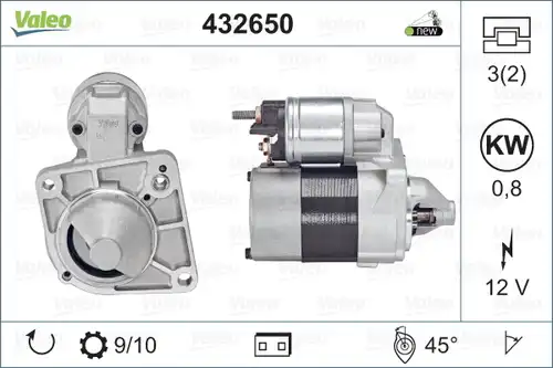 стартер VALEO 432650