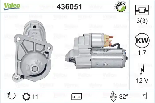 стартер VALEO 436051