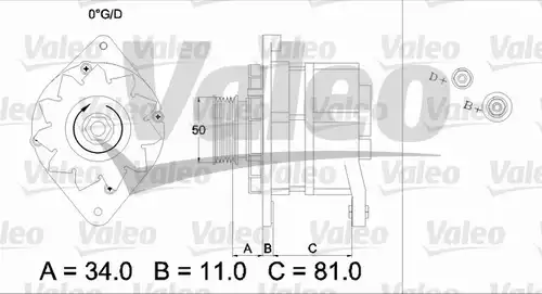 генератор VALEO 436301