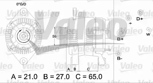 генератор VALEO 436403