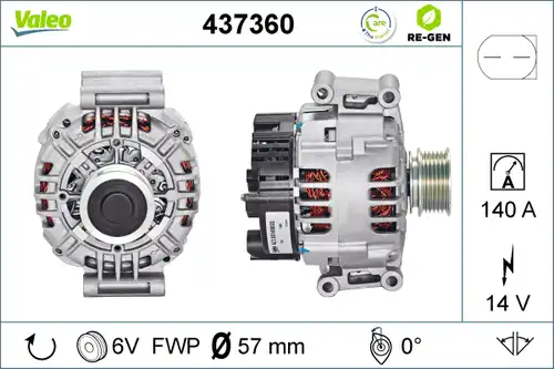 генератор VALEO 437360
