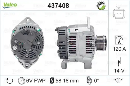 генератор VALEO 437408