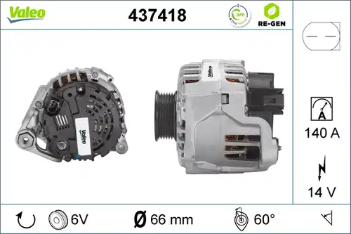 генератор VALEO 437418