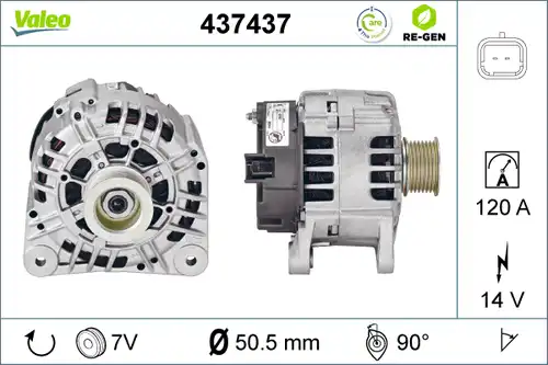 генератор VALEO 437437