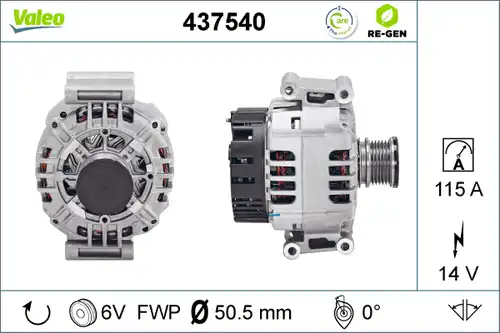 генератор VALEO 437540