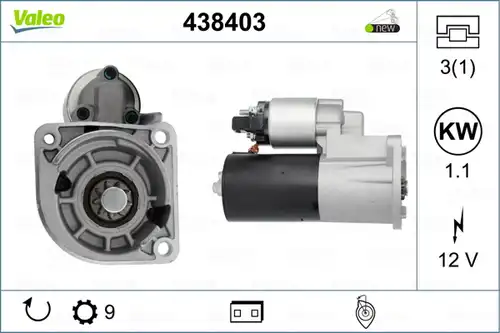 стартер VALEO 438403