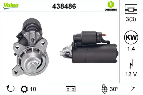 стартер VALEO 438486