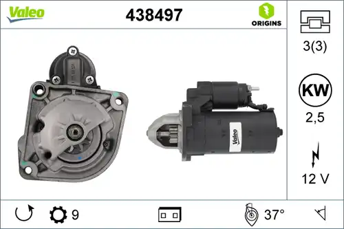 стартер VALEO 438497